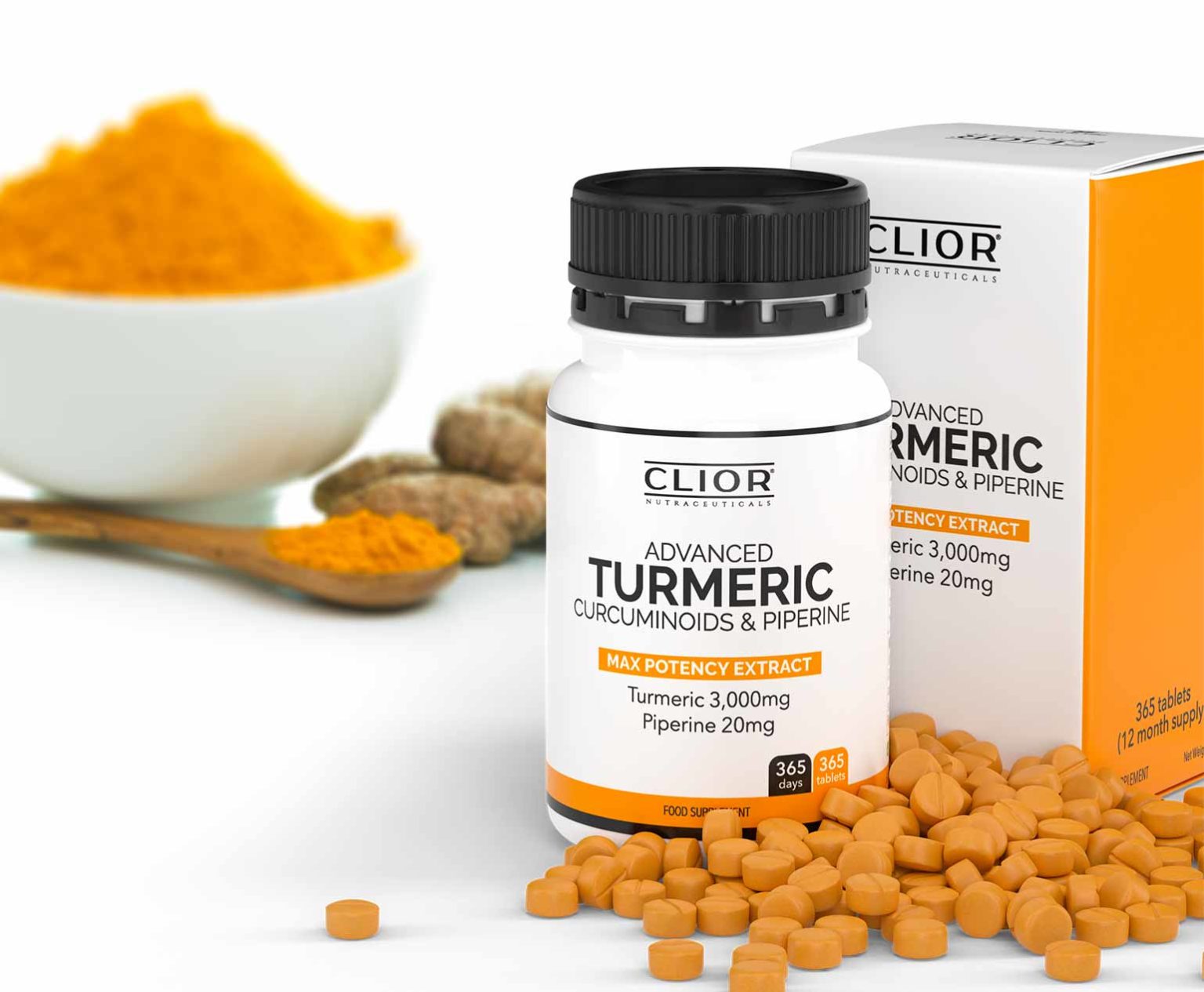 Advanced Turmeric Curcumin And Piperine 3 000mg Clior® Uk Cambridge Labs